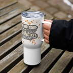 Childlike Faith: Matthew 18:3 Travel Mug With Handle (25 oz / 40 oz)