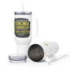 Be Strong & Courageous: Joshua 1:9 Travel Mug With Handle (25 oz / 40 oz)