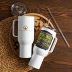 Be Strong & Courageous: Joshua 1:9 Travel Mug With Handle (25 oz / 40 oz)