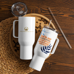 God Our Refuge: Psalm 46:1 Travel Mug With Handle (25 oz / 40 oz)