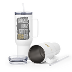 Come Run With Jesus Gold Travel Mug With Handle (25 oz / 40 oz)