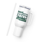 Stand Firm in Faith: 1 Corinthians 16:13-14 Travel Mug With Handle (25 oz / 40 oz)