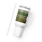 Rejoice in His Love: Zephaniah 3:17 Travel Mug With Handle (25 oz / 40 oz)