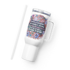 Fearless Woman: Proverbs 31:30 Travel Mug With Handle (25 oz / 40 oz)