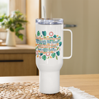 Hope & Future: Jeremiah 29:11 Travel Mug With Handle (25 oz / 40 oz)