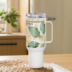 The Lord Is My Shepherd: Psalm 23:1 Travel Mug With Handle (25 oz / 40 oz)