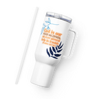 God Our Refuge: Psalm 46:1 Travel Mug With Handle (25 oz / 40 oz)