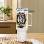 The Lion of Judah: Revelation 5:5 Travel Mug With Handle (25 oz / 40 oz)
