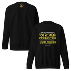 Be Strong & Courageous: Joshua 1:9 Unisex Premium Sweatshirt