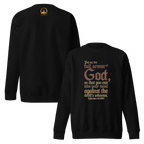 Full Armor Of God: Ephesians 6:11 Unisex Premium Sweatshirt