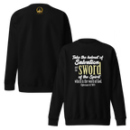 Sword & Salvation: Ephesians 6:17 Unisex Premium Sweatshirt