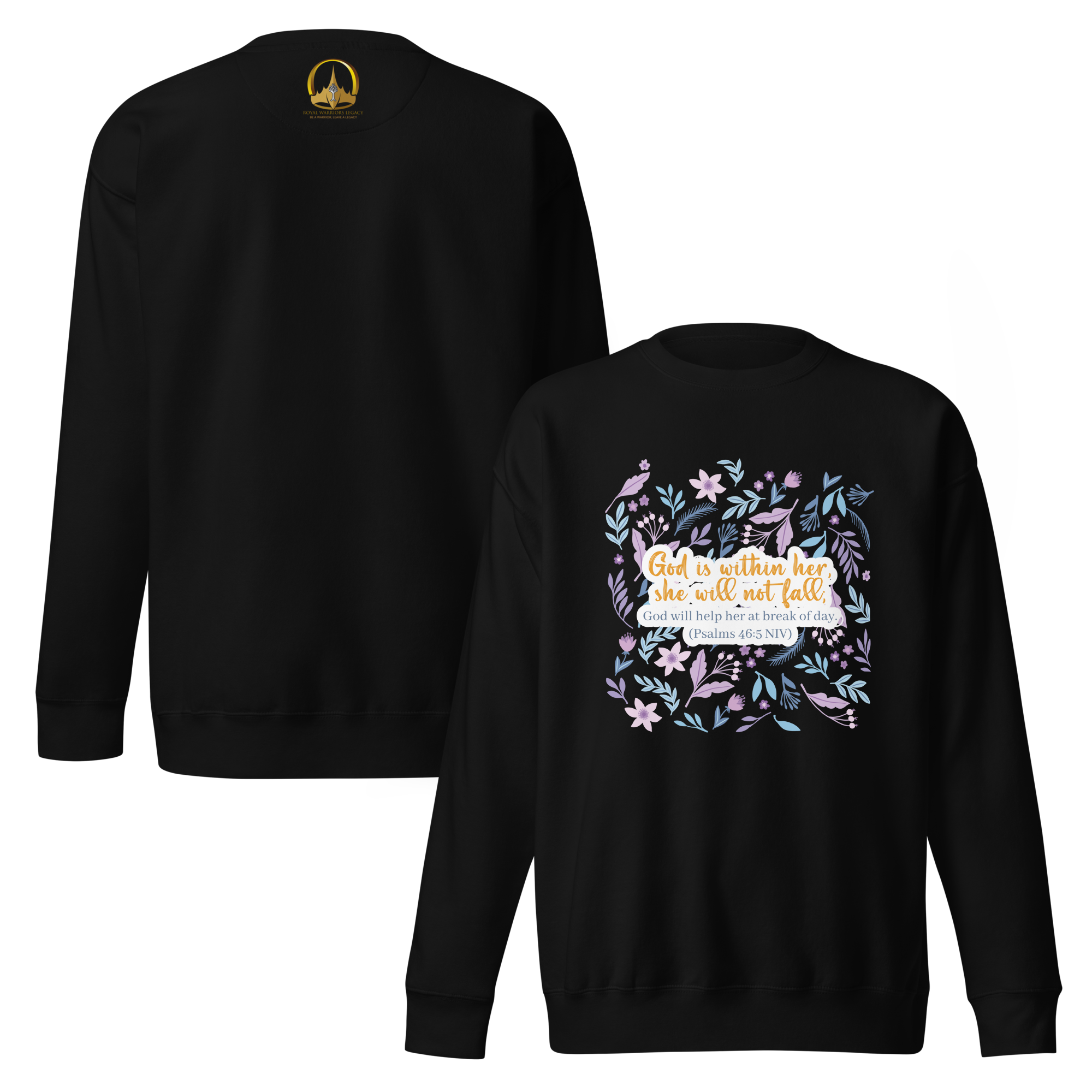 Unshakeable Faith: Psalms 46:5 Unisex Premium Sweatshirt
