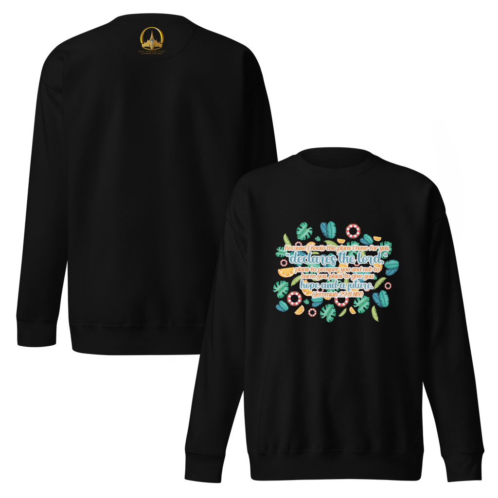Hope & Future: Jeremiah 29:11 Unisex Premium Sweatshirt