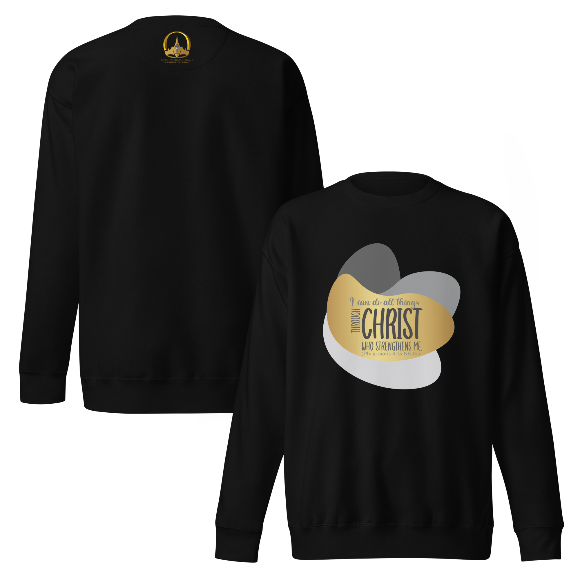 Empowered by Christ: Philippians 4:13 Unisex Premium Sweatshirt