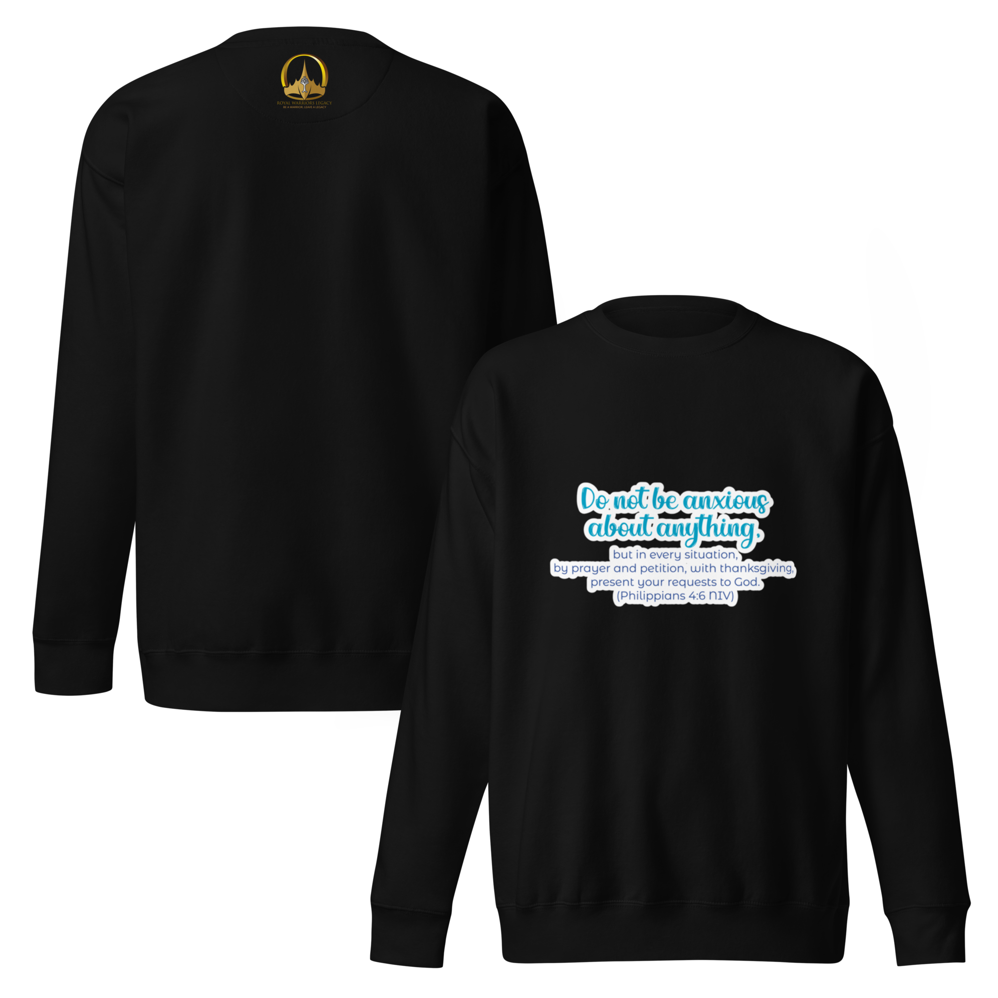Prayer & Gratitude: Philippians 4:6 Unisex Premium Sweatshirt