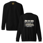 Childlike Faith: Matthew 18:3 Unisex Premium Sweatshirt