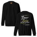 Lion of Judah & Root of David: Revelation 5:5 Unisex Premium Sweatshirt