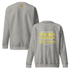 Be Strong & Courageous: Joshua 1:9 Unisex Premium Sweatshirt