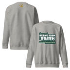 Stand Firm in Faith: 1 Corinthians 16:13-14 Unisex Premium Sweatshirt