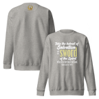 Sword & Salvation: Ephesians 6:17 Unisex Premium Sweatshirt