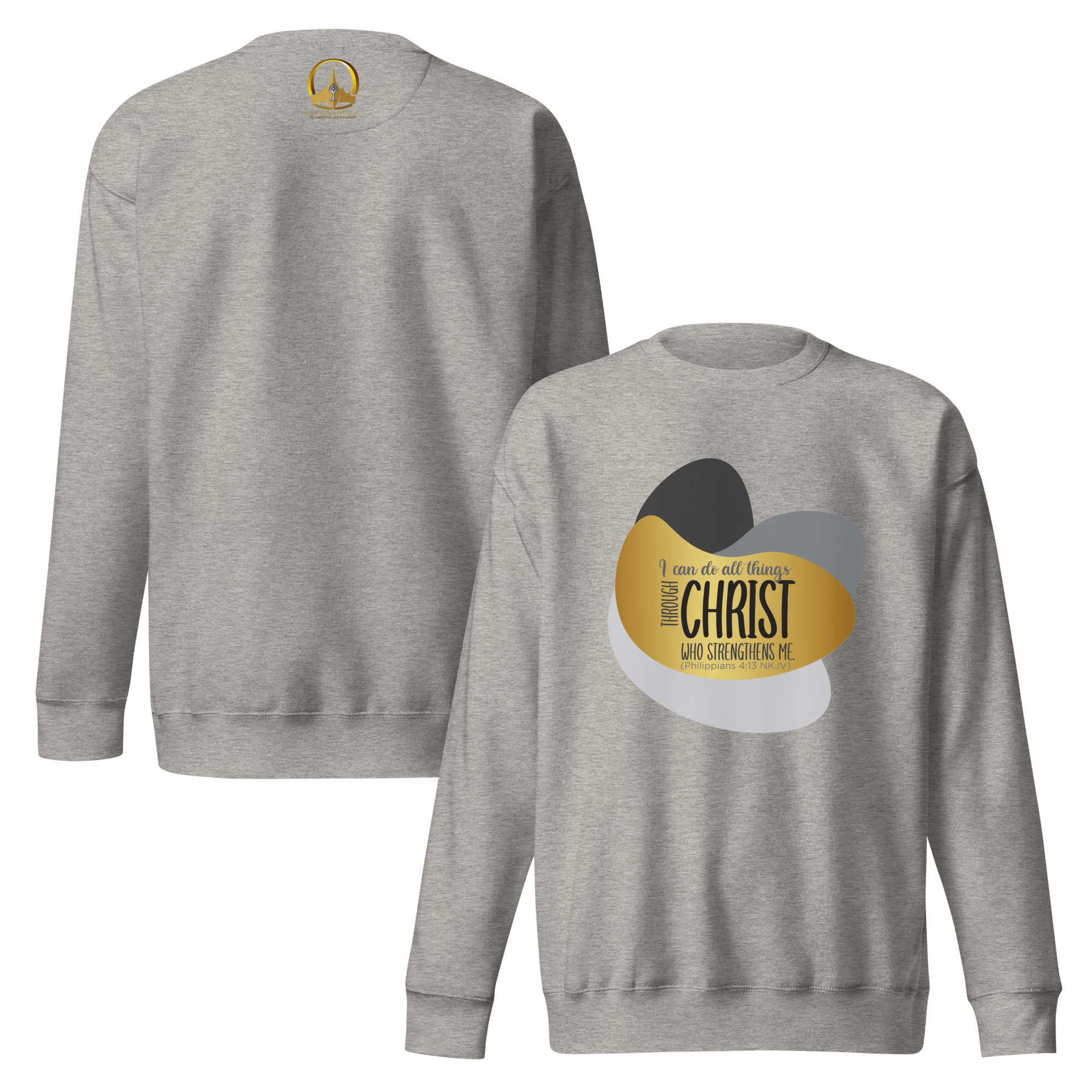Empowered by Christ: Philippians 4:13 Unisex Premium Sweatshirt