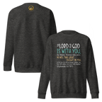 Rejoice in His Love: Zephaniah 3:17 Unisex Premium Sweatshirt