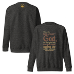 Full Armor Of God: Ephesians 6:11 Unisex Premium Sweatshirt