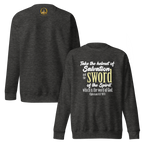 Sword & Salvation: Ephesians 6:17 Unisex Premium Sweatshirt