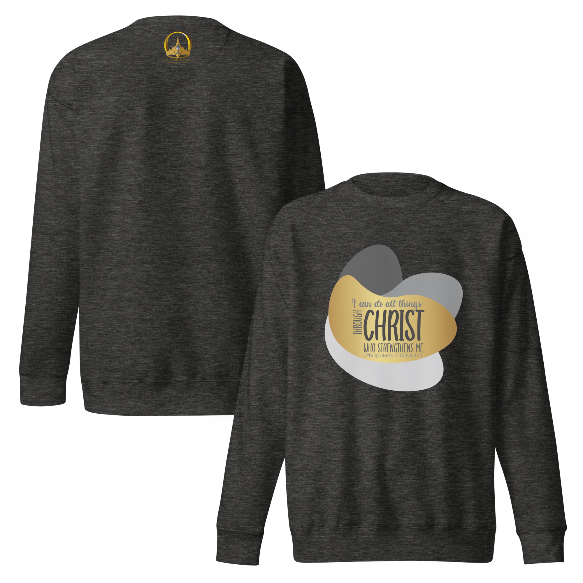 Empowered by Christ: Philippians 4:13 Unisex Premium Sweatshirt