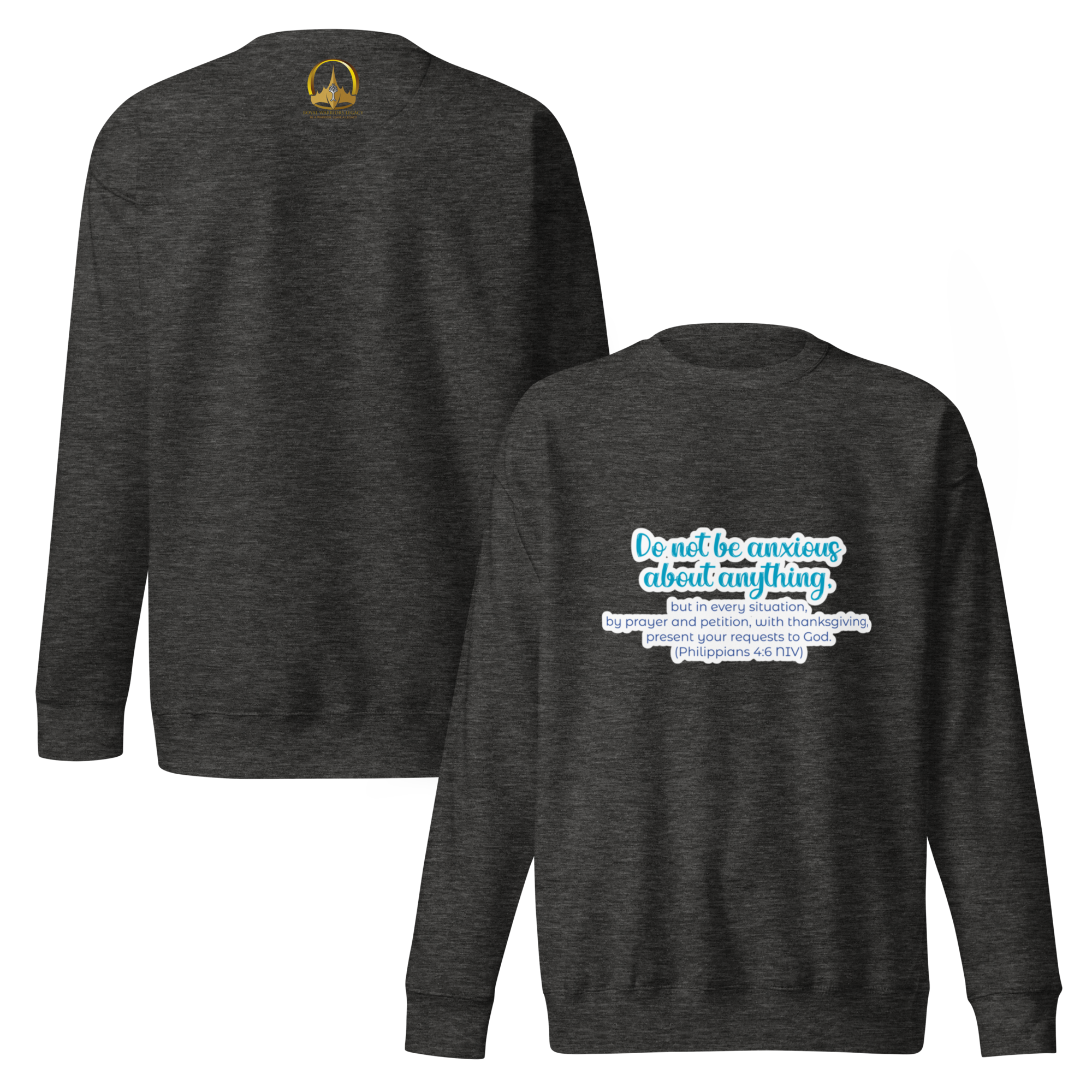 Prayer & Gratitude: Philippians 4:6 Unisex Premium Sweatshirt