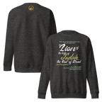 Lion of Judah & Root of David: Revelation 5:5 Unisex Premium Sweatshirt