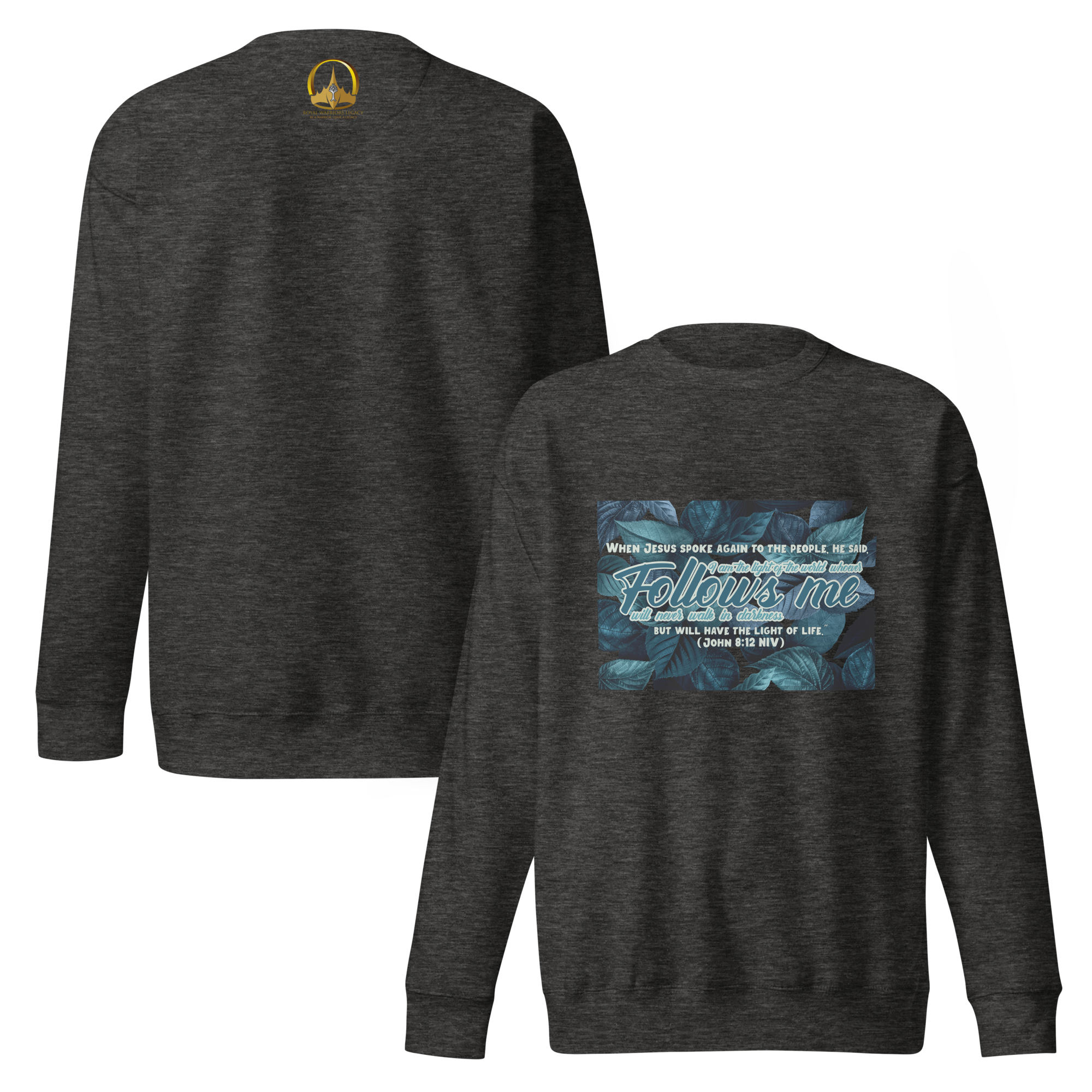 Light Of The World: John 8:12 Unisex Premium Sweatshirt