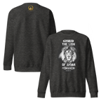 The Lion of Judah: Revelation 5:5 Unisex Premium Sweatshirt