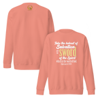 Sword & Salvation: Ephesians 6:17 Unisex Premium Sweatshirt