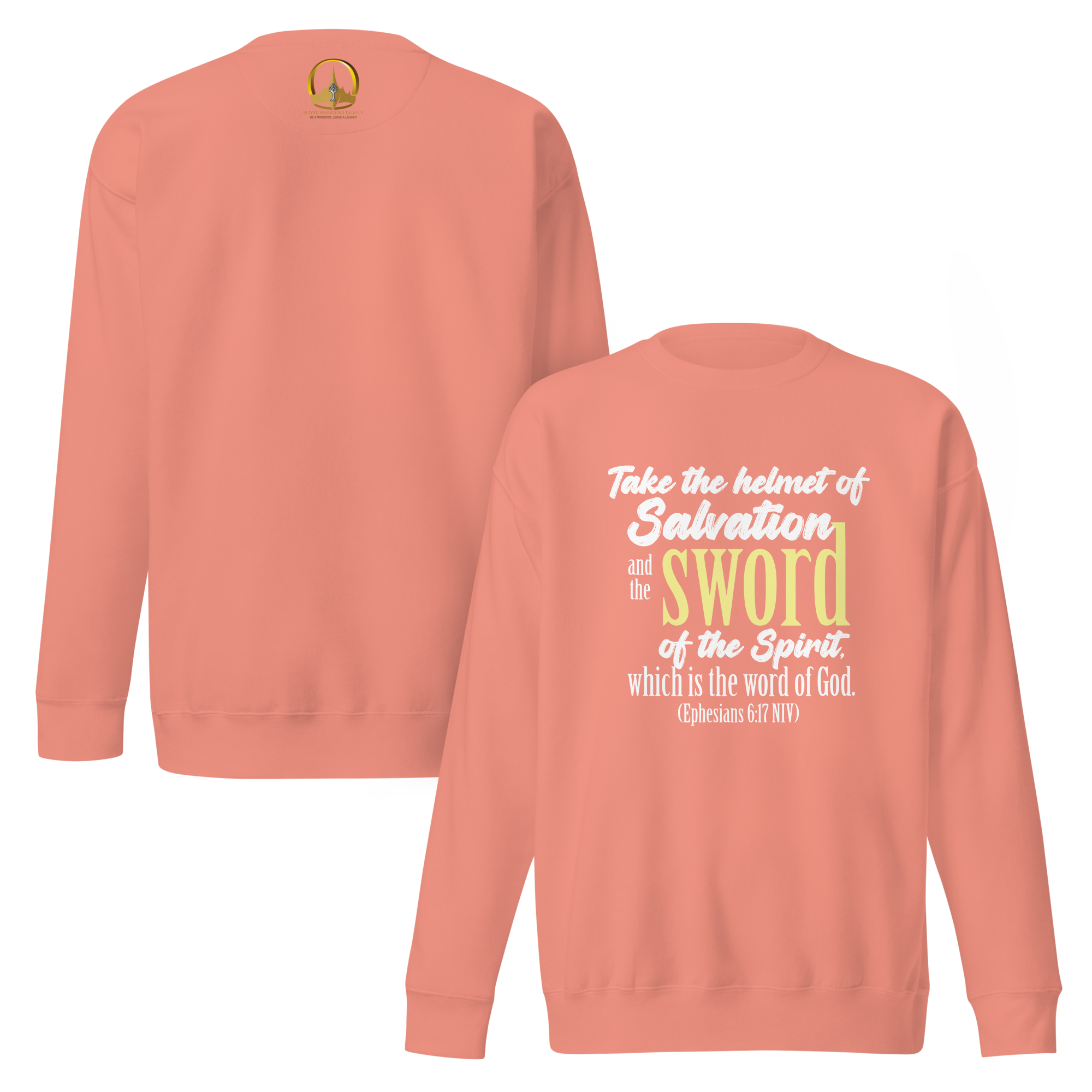 Sword & Salvation: Ephesians 6:17 Unisex Premium Sweatshirt