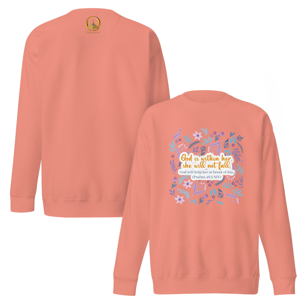 Unshakeable Faith: Psalms 46:5 Unisex Premium Sweatshirt