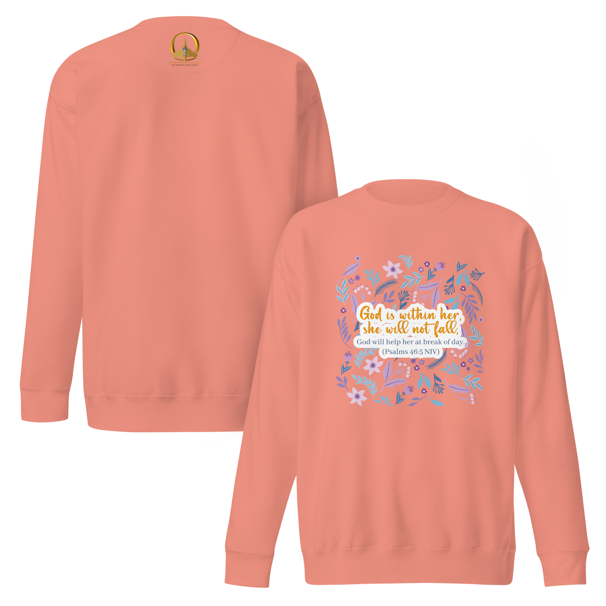 Unshakeable Faith: Psalms 46:5 Unisex Premium Sweatshirt