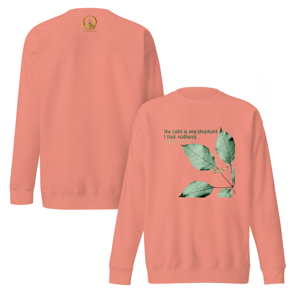 The Lord Is My Shepherd: Psalm 23:1 Unisex Premium Sweatshirt