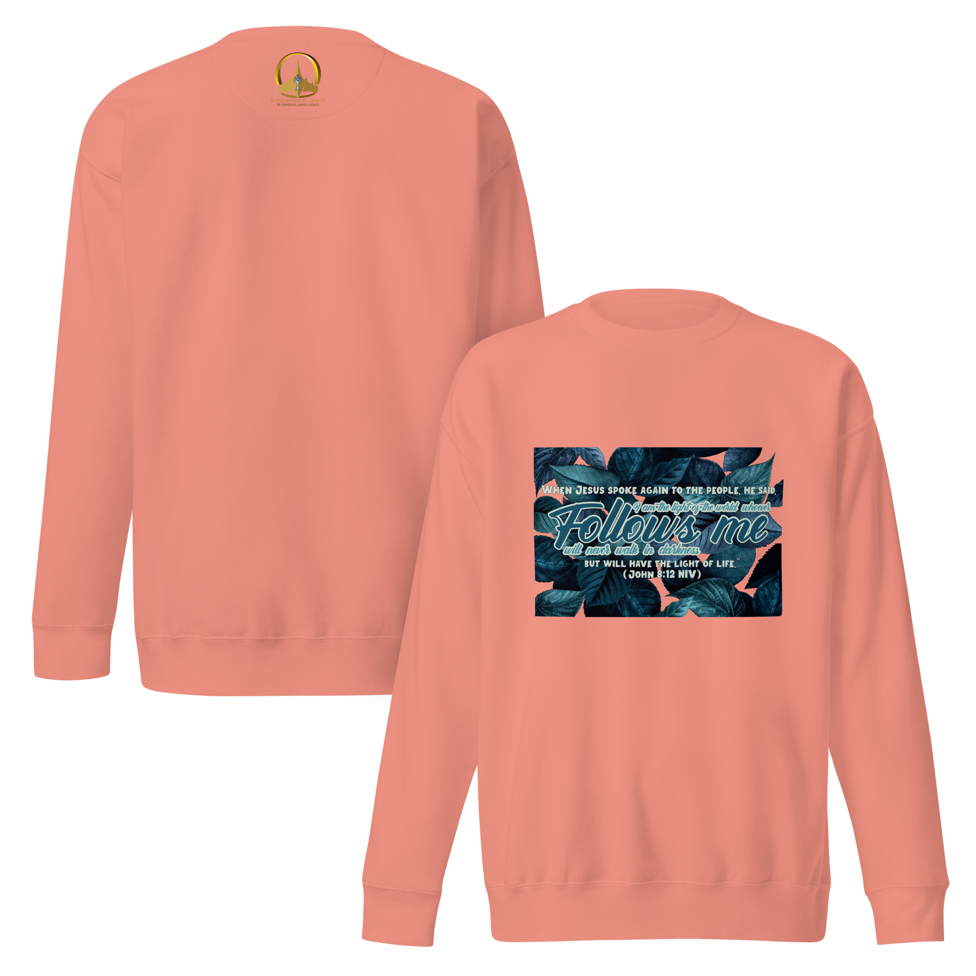 Light Of The World: John 8:12 Unisex Premium Sweatshirt