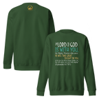 Rejoice in His Love: Zephaniah 3:17 Unisex Premium Sweatshirt