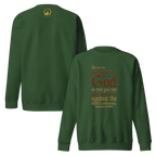 Full Armor Of God: Ephesians 6:11 Unisex Premium Sweatshirt