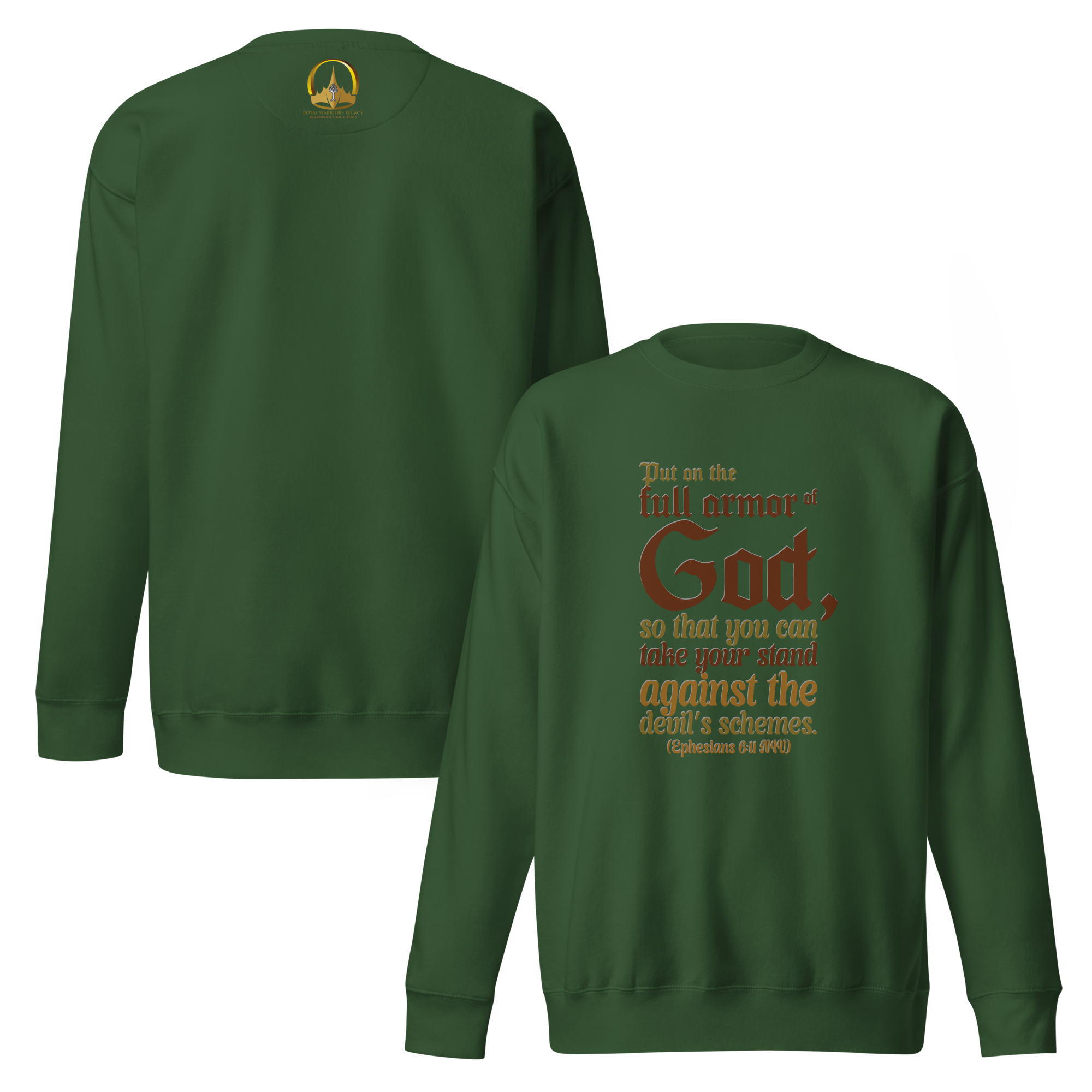 Full Armor Of God: Ephesians 6:11 Unisex Premium Sweatshirt