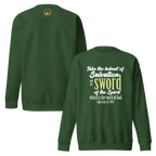 Sword & Salvation: Ephesians 6:17 Unisex Premium Sweatshirt