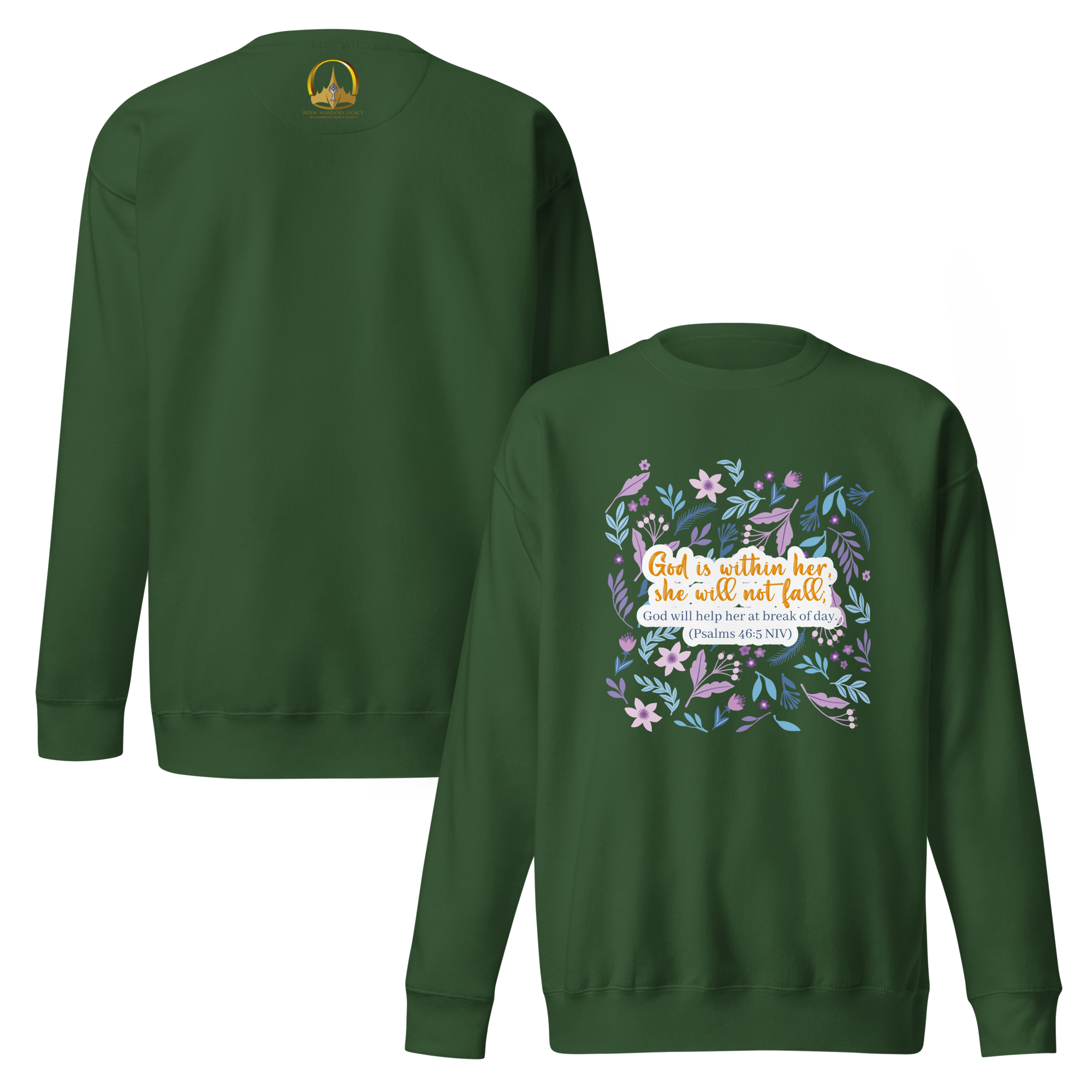 Unshakeable Faith: Psalms 46:5 Unisex Premium Sweatshirt