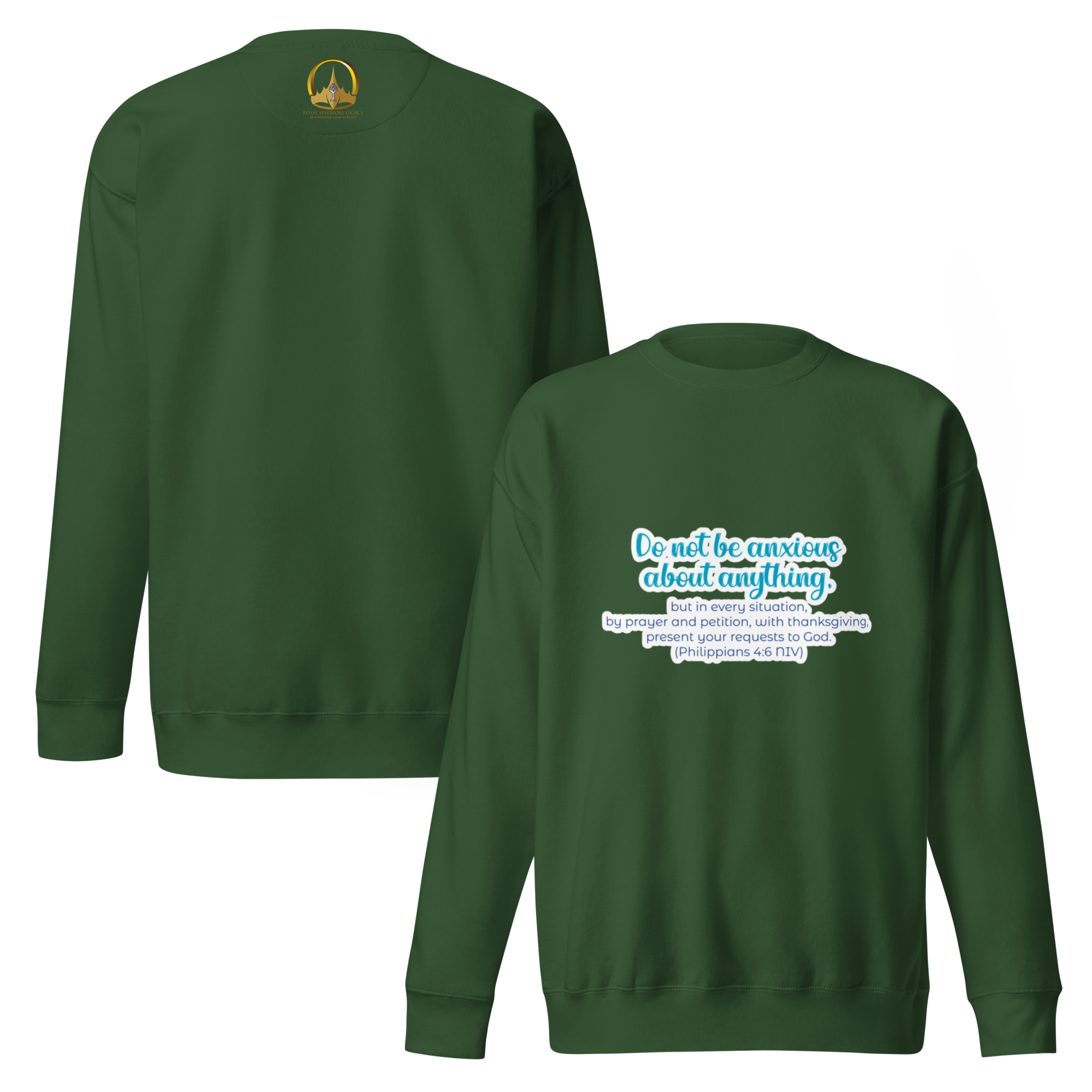 Prayer & Gratitude: Philippians 4:6 Unisex Premium Sweatshirt