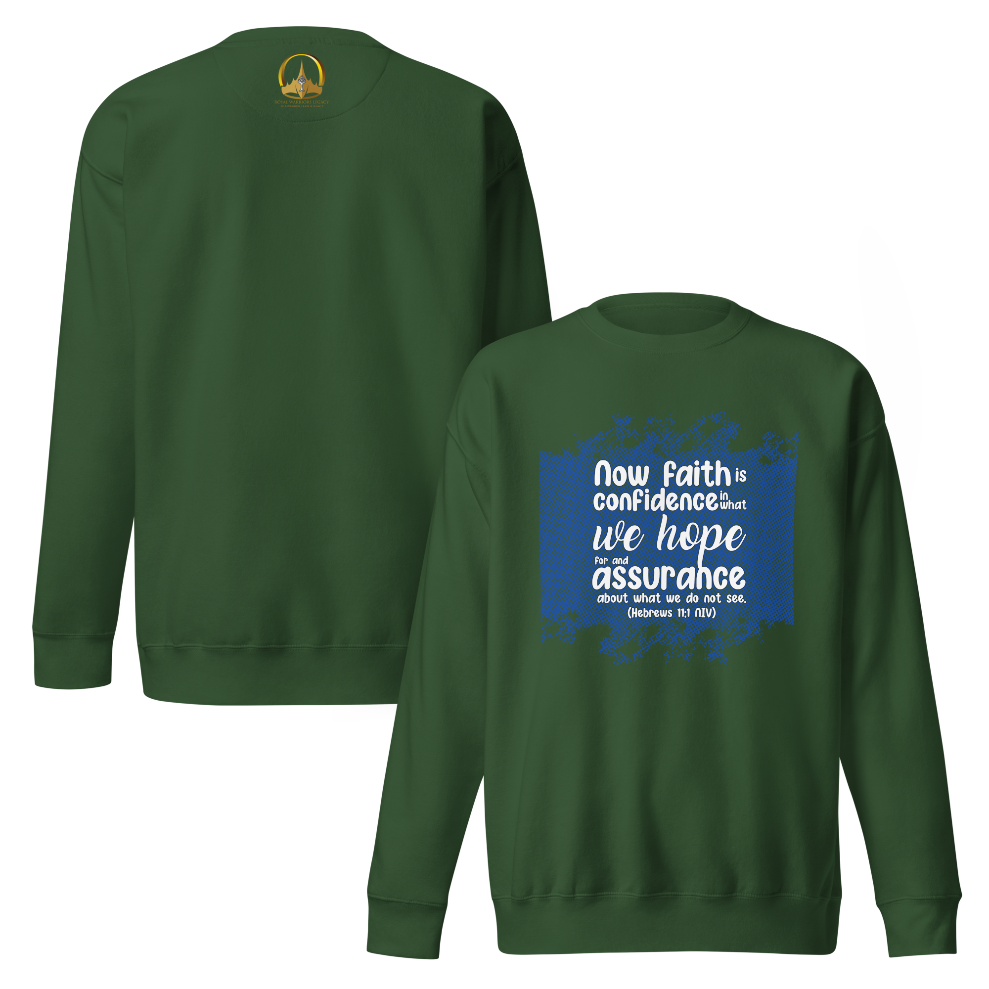 Faith & Hope: Hebrews 11:1 Unisex Premium Sweatshirt