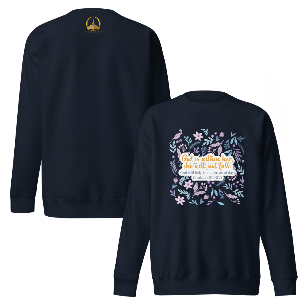 Unshakeable Faith: Psalms 46:5 Unisex Premium Sweatshirt