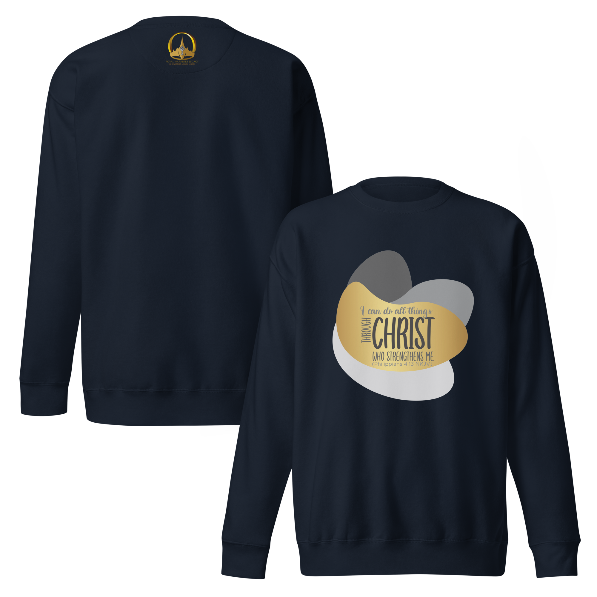 Empowered by Christ: Philippians 4:13 Unisex Premium Sweatshirt