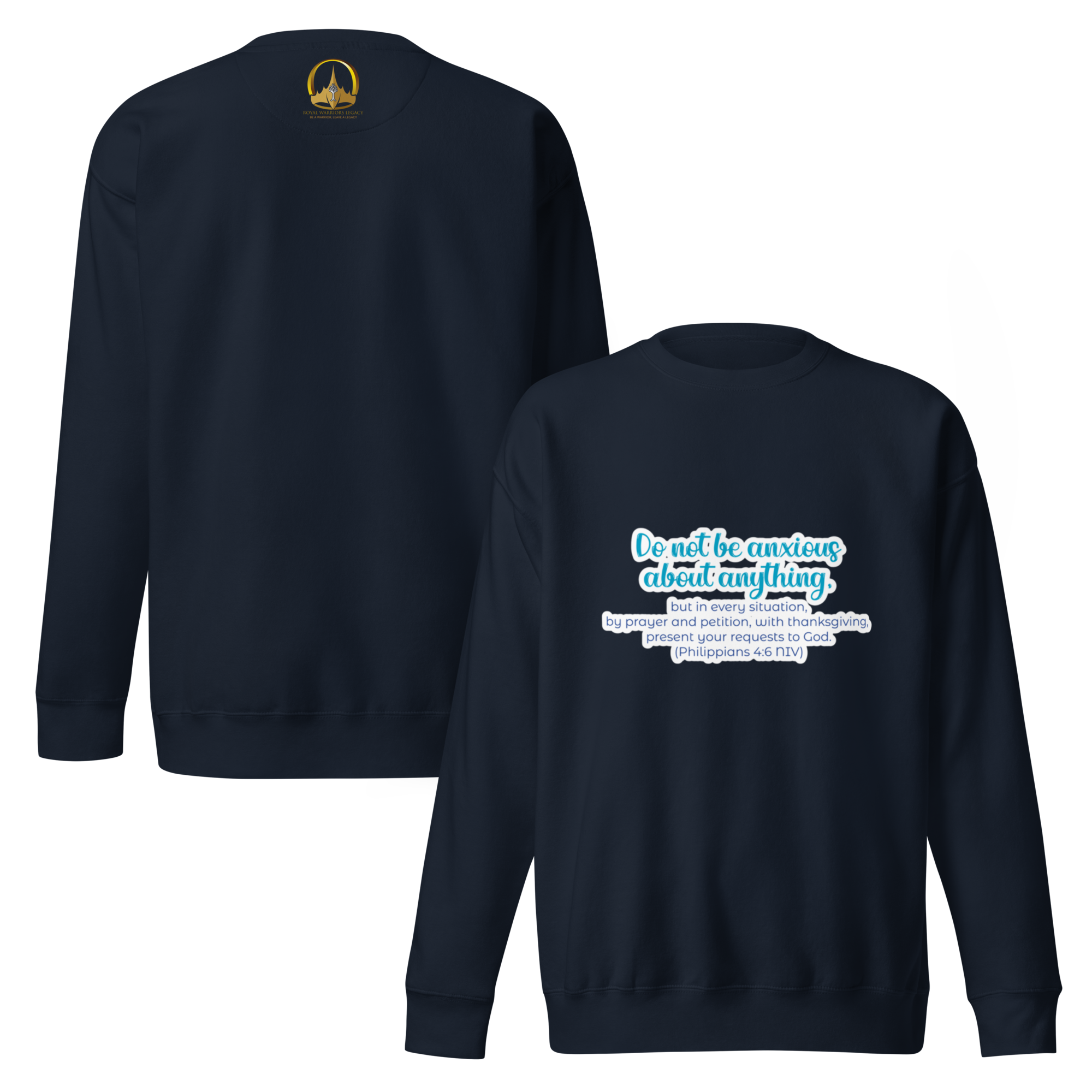 Prayer & Gratitude: Philippians 4:6 Unisex Premium Sweatshirt