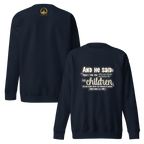 Childlike Faith: Matthew 18:3 Unisex Premium Sweatshirt